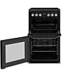 Hotpoint HD5V93CCB/UK Electric Freestanding 50cm Double Cooker - Black