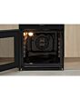 Hotpoint HD5V93CCB/UK Electric Freestanding 50cm Double Cooker - Black