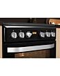 Hotpoint HD5V93CCB/UK Electric Freestanding 50cm Double Cooker - Black