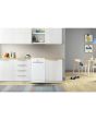 Indesit Dishwasher: slim, white colour
