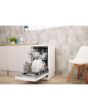 Indesit Dishwasher: slim, white colour
