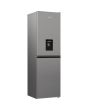 Hotpoint HPKH 1261W S4UK Freestanding 50/50 No Frost Fridge Freezer with Water Dispenser - Silver