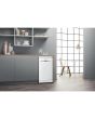 Hotpoint dishwasher: slim, white