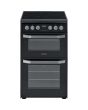 Hotpoint HD5V93CCB/UK Electric Freestanding 50cm Double Cooker - Black