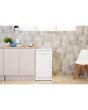 Indesit Dishwasher: slim, white colour