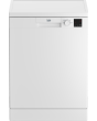 Beko DVN04X20W Freestanding Full Size Dishwasher with Low Water Consumption - White