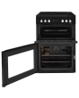 Beko KDC653K 60cm Double Oven Electric Cooker - Black