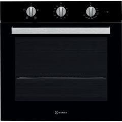Indesit IFW 6330 BL UK Electric Single Built-In Oven - Black