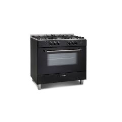 Montpellier MR91GOK Gas Range Cooker in Black