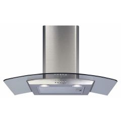 CDA ECP72SS 70cm Curved Glass Extractor