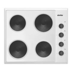 Simfer SP60W 60cm Solid Plate Hob