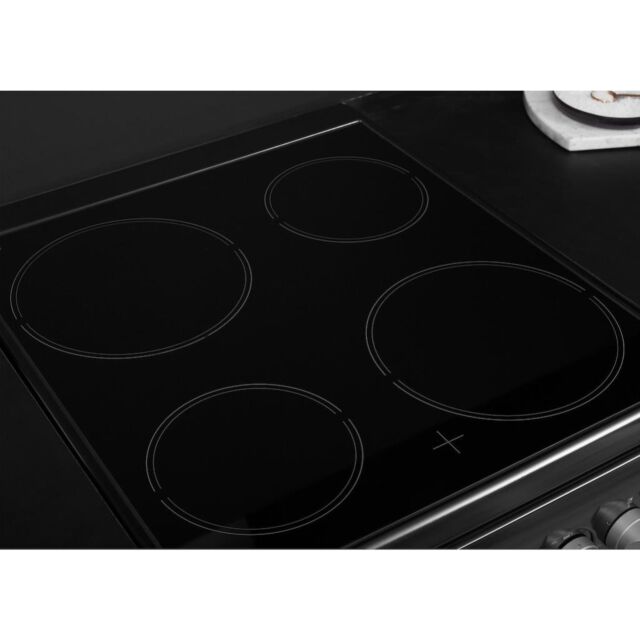 Hotpoint HD5V93CCB/UK Electric Freestanding 50cm Double Cooker - Black