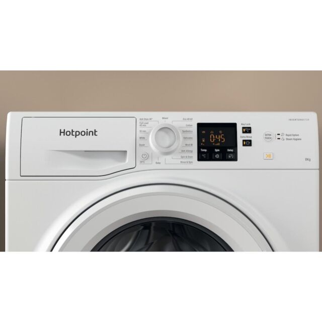 Hotpoint NSWF845CWUKN 8kg Freestanding Washing Machine