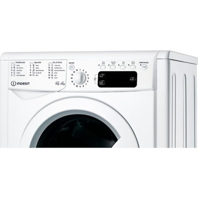 Indesit Ecotime IWDD 75145 UK N Washer Dryer - White