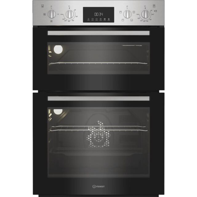 Indesit DII10DIX Built-In Double Oven - Inox