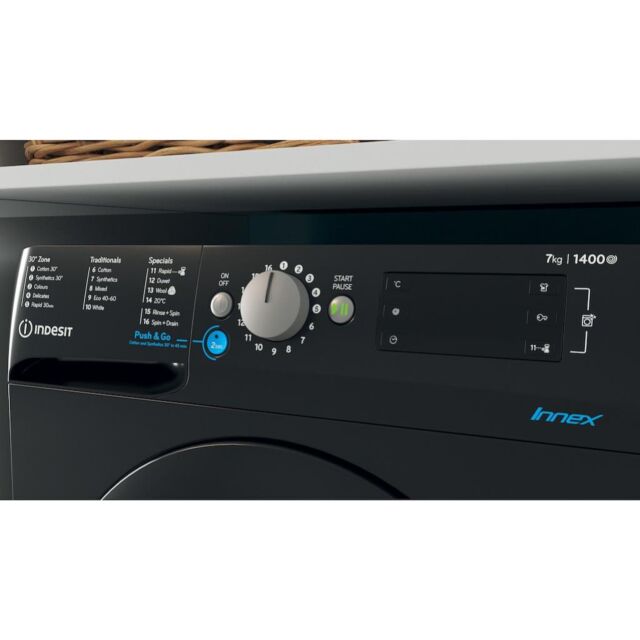 Indesit Innex BWE 71452 K UK N Washing Machine - Black