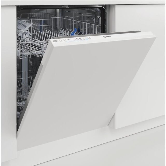 Indesit Ecotime DIE 2B19 UK Integrated Dishwasher - White