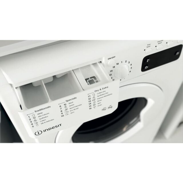 Indesit Ecotime IWDD 75145 UK N Washer Dryer - White