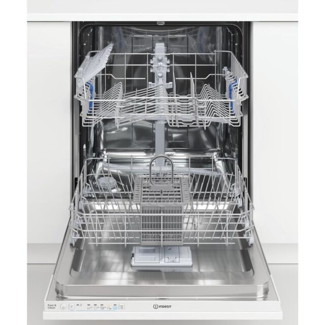 Indesit Ecotime DIE 2B19 UK Integrated Dishwasher - White