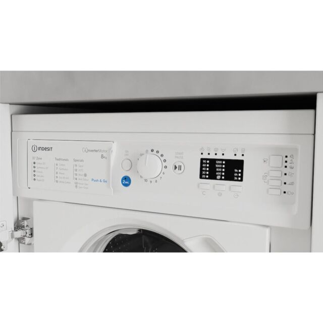 Indesit BI WMIL 81284 UK Integrated Washing Machine