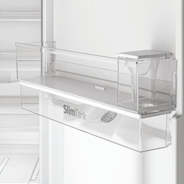 Hotpoint HPKH 1261W S4UK Freestanding 50/50 No Frost Fridge Freezer with Water Dispenser - Silver