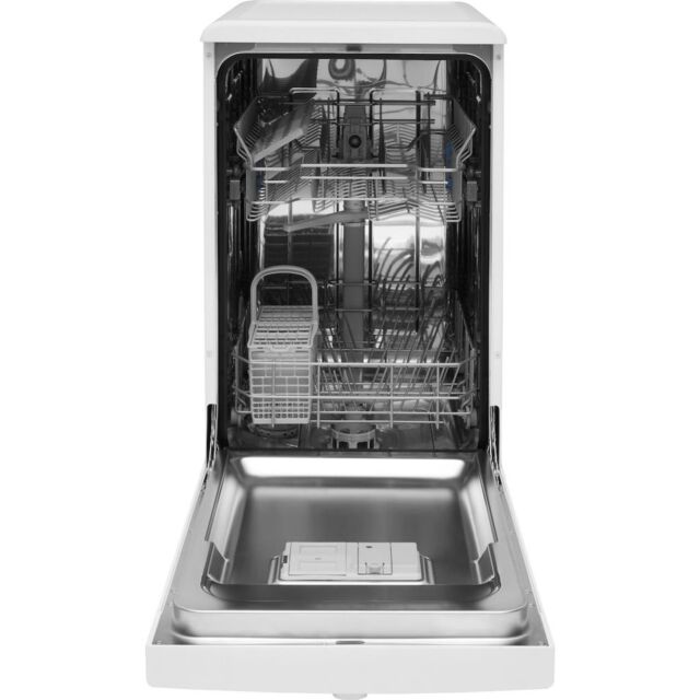 Indesit Dishwasher: slim, white colour