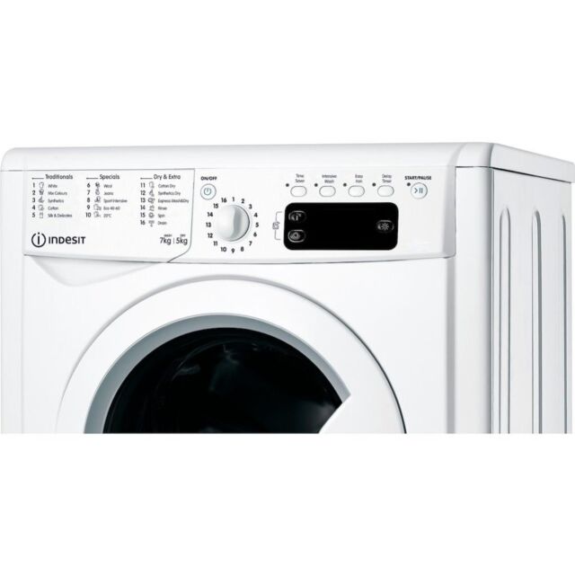 Indesit Ecotime IWDD 75125 UK N Washer Dryer - White