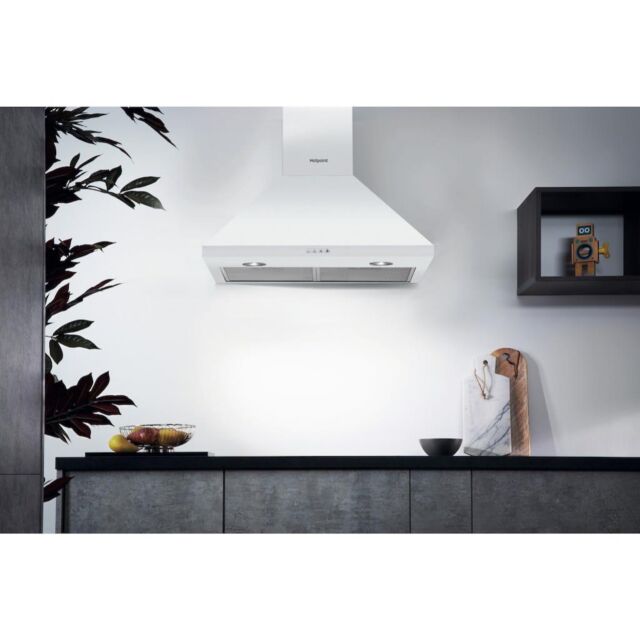 Hotpoint PHPC6.5FLMX Cooker Hood - White