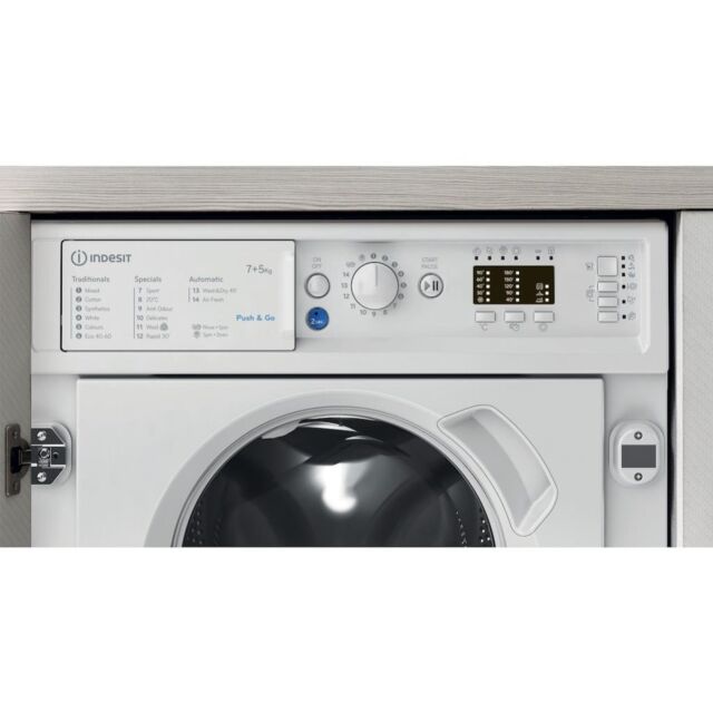 Indesit BI WDIL 75125 UK N Integrated Washer Dryer