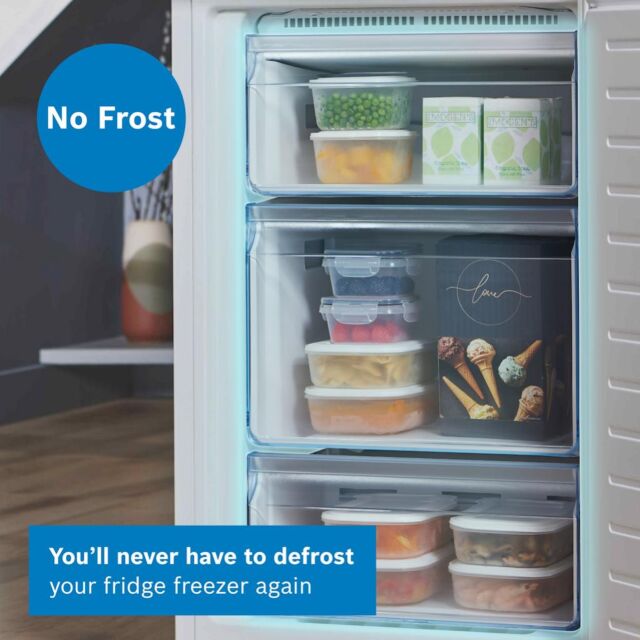 Bosch KGN34NWEAG, Free-standing fridge-freezer with freezer at bottom