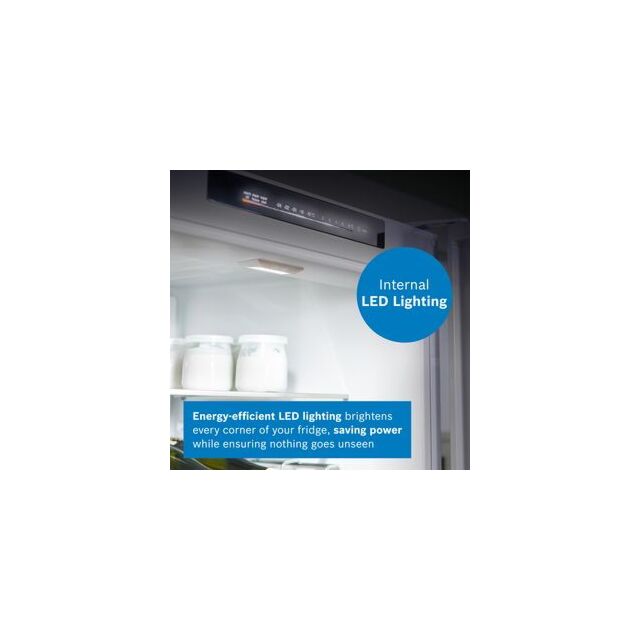 Bosch KGN362WDFG, Free-standing fridge-freezer with freezer at bottom