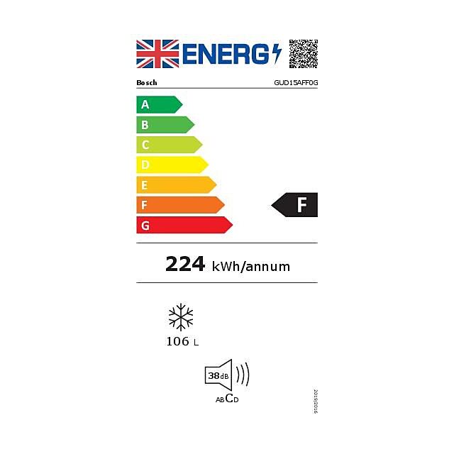 Bosch GUD15AFF0G, Built-under freezer