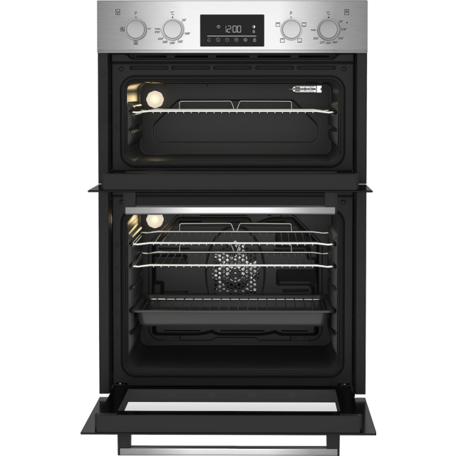 Beko BBADF22300X Built-In Double Electric Oven - Stainless Steel
