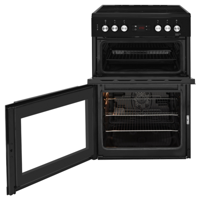 Beko KDC653K 60cm Double Oven Electric Cooker - Black