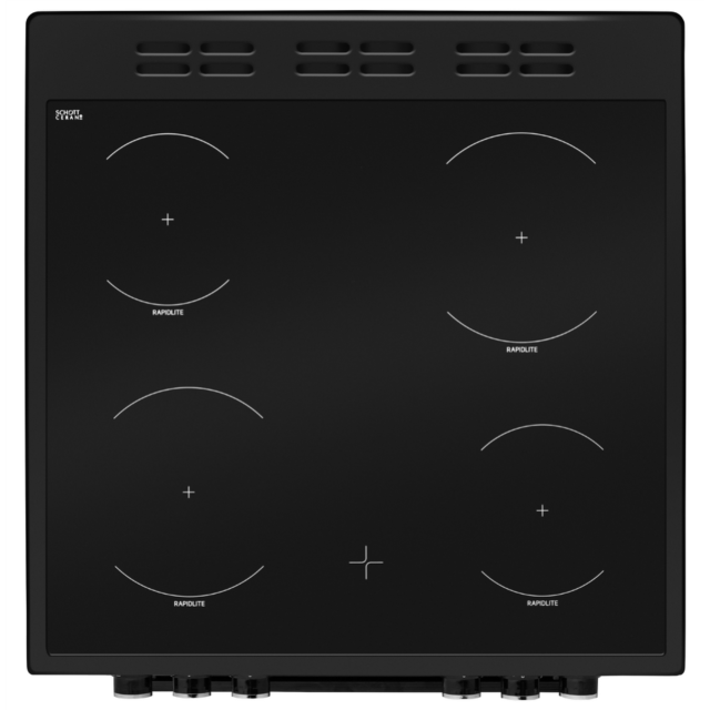Beko KDC653K 60cm Double Oven Electric Cooker - Black