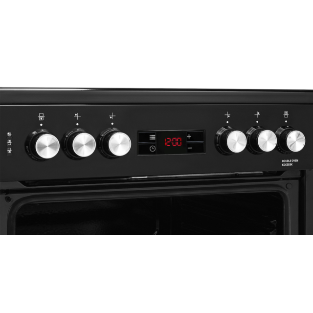 Beko KDC653K 60cm Double Oven Electric Cooker - Black