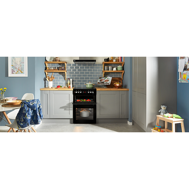 Beko KDC653K 60cm Double Oven Electric Cooker - Black