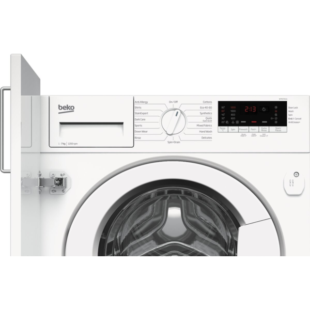 Beko WTIK72111 Integrated 7kg 1200rpm Washing Machine - White