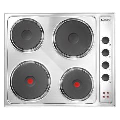 Candy CLE64X 60cm Solid Plate Hob