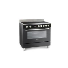 Montpellier MR90CEMK Electric Range Cooker in Black